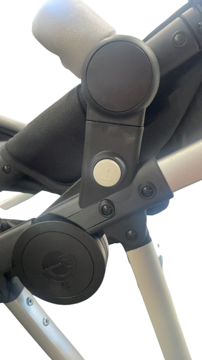 Shop Mockingbird Single to Double 2.0 Stroller, 2025, Black, Silver With Penny Leather, Watercolor Drops at GoodBuy Gear