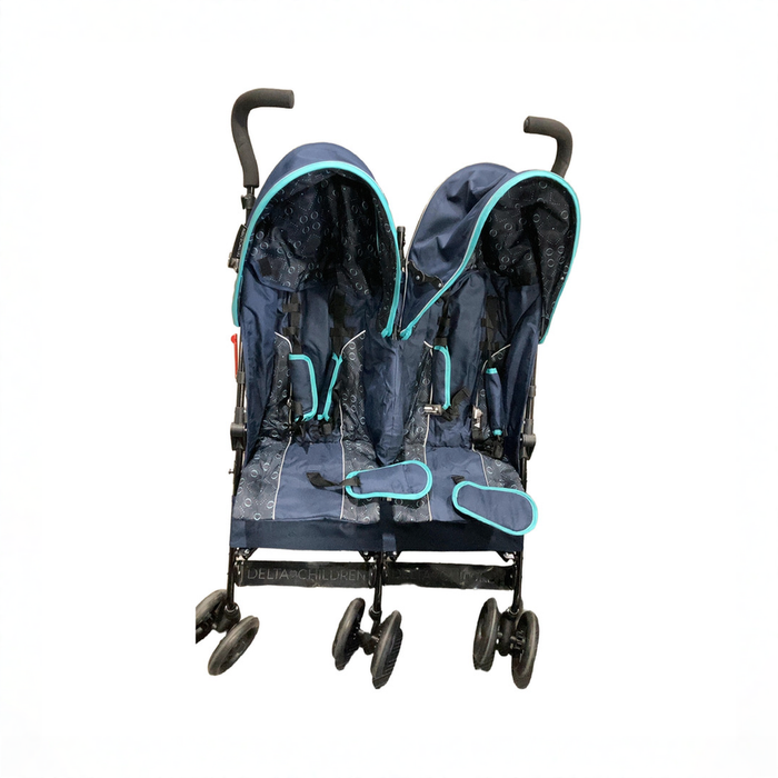 Shop Delta Children LX Side by Side Tandem Umbrella Stroller, 2026, Night Sky at GoodBuy Gear