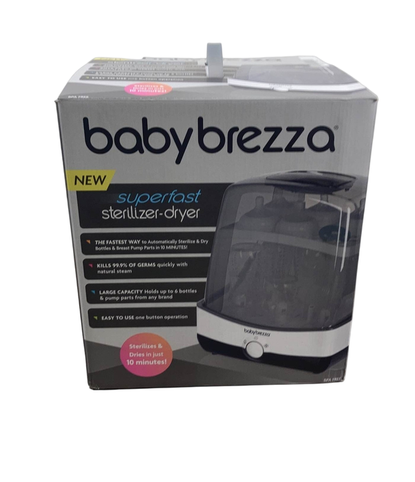 Shop Baby Brezza Superfast Sterilizer Dryer, White on Black at GoodBuy Gear