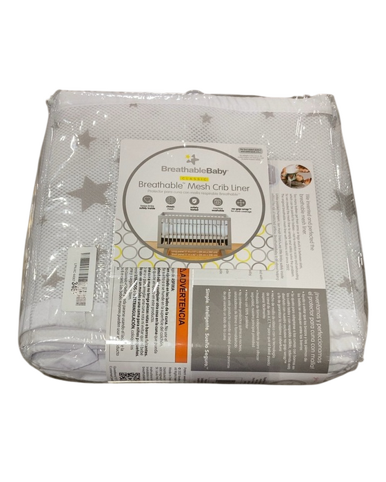 Shop Breathable Baby Mesh Crib Liner, Full Size/4 Sides, Starlight at GoodBuy Gear