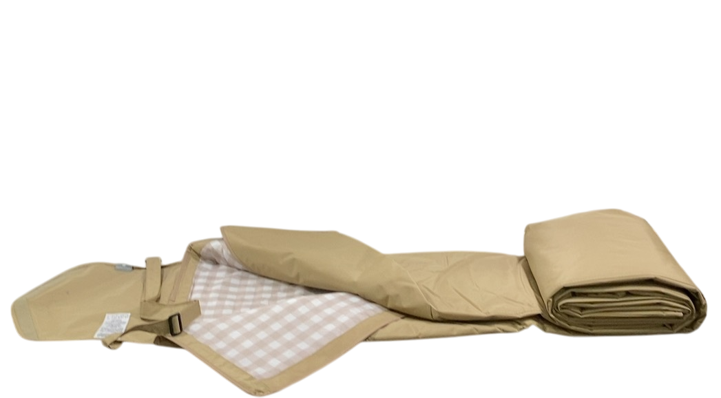 Little Unicorn 5 x 7 Outdoor Blanket, Beige Buffalo Check