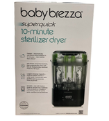 Shop Baby Brezza 10 Minute SuperQuick Bottle Sterilizer + Dryer, Black at GoodBuy Gear