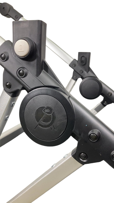 Shop Mockingbird 2.0 Single to Double Stroller Frame, 2024, Silver With Penny Leather at GoodBuy Gear