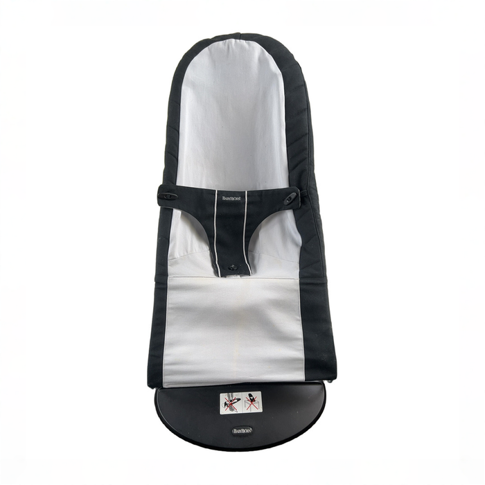 Shop DRAFT - BabyBjorn Bouncer Balance Soft, Black Frame, Grey/Black at GoodBuy Gear