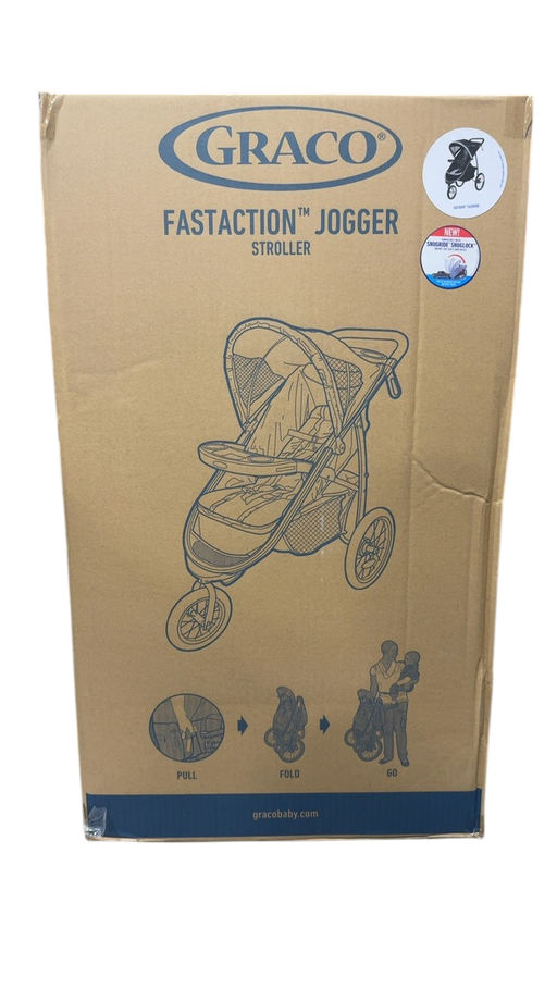 Shop Graco FastAction Fold Jogging Click Connect Stroller, 2022, Gotham at GoodBuy Gear