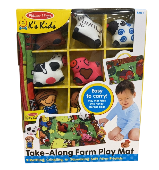 Shop Melissa & Doug Take-Along Farm Baby and Toddler Play Mat at GoodBuy Gear