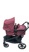 Shop Bugaboo Kangaroo Single To Double Stroller, 2024, Black, Dark Cherry, Dark Cherry at GoodBuy Gear