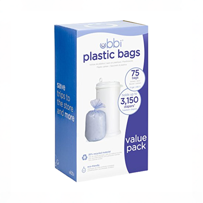 Shop Ubbi Plastic Diaper Pail Bags, 75 Count at GoodBuy Gear