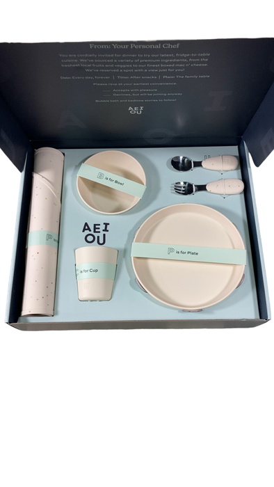 Shop AEIOU Toddler Tableware Gift Set, Oat at GoodBuy Gear
