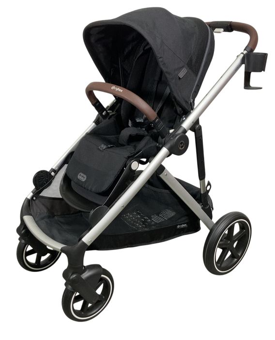 Shop Cybex Gazelle S Modular Stroller, 2023, Moon Black, Silver Frame at GoodBuy Gear