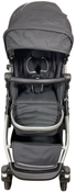 Shop Mockingbird Single to Double 2.0 Stroller, 2024, Black, Silver With Black Leather, Windowpane at GoodBuy Gear