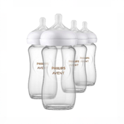 Shop Philips Avent Natural Glass Baby Bottles, 4 Pack, 8oz at GoodBuy Gear