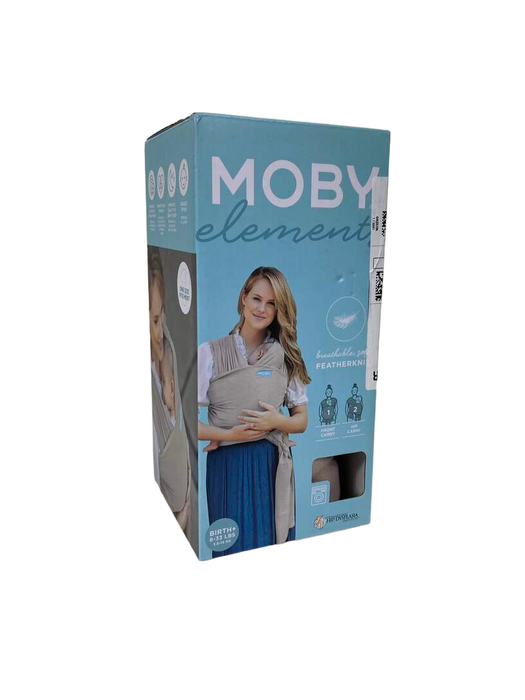 secondhand Moby Elements Baby Wrap Carrier, Taupe