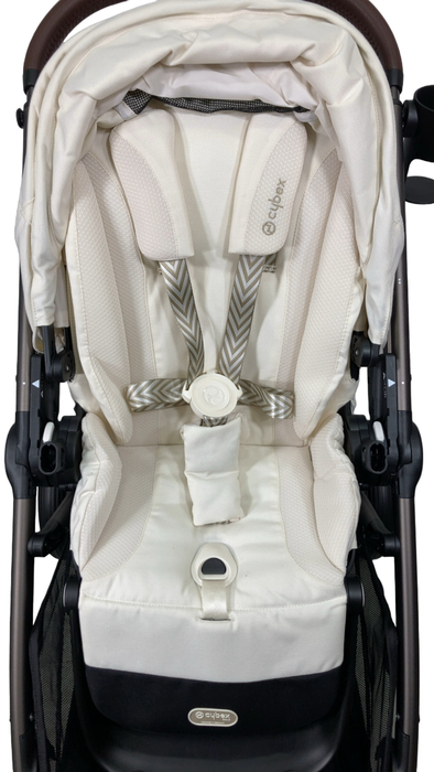 Shop Cybex Gazelle S Modular Stroller, 2024, Seashell Beige, Taupe Frame at GoodBuy Gear