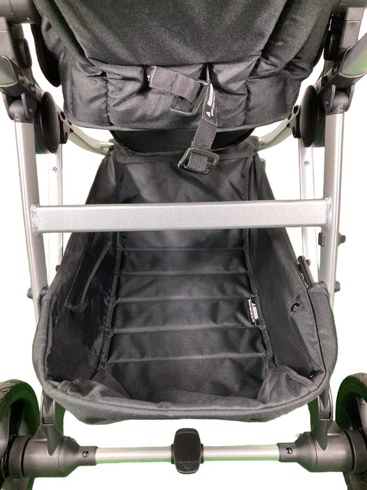 Mockingbird Single to Double 2.0 Stroller, 2024, Silver with Penny Leather, Watercolor Drops, Black