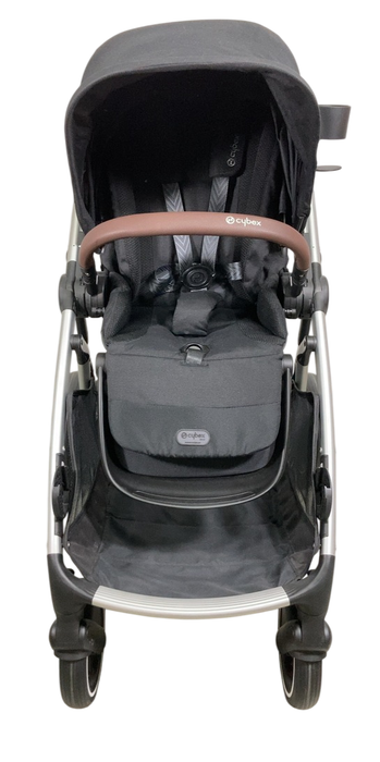 Shop Cybex Gazelle S Modular Stroller, 2023, Moon Black, Silver Frame at GoodBuy Gear