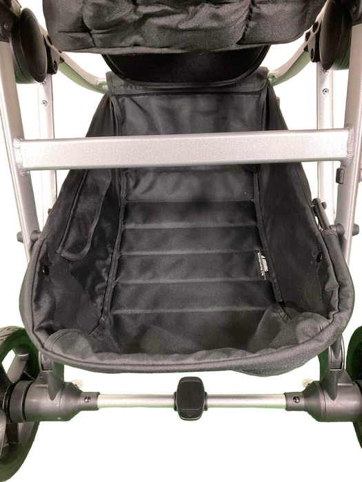 Mockingbird Single to Double 2.0 Stroller, 2023, Silver with Penny Leather, Windowpane, Black