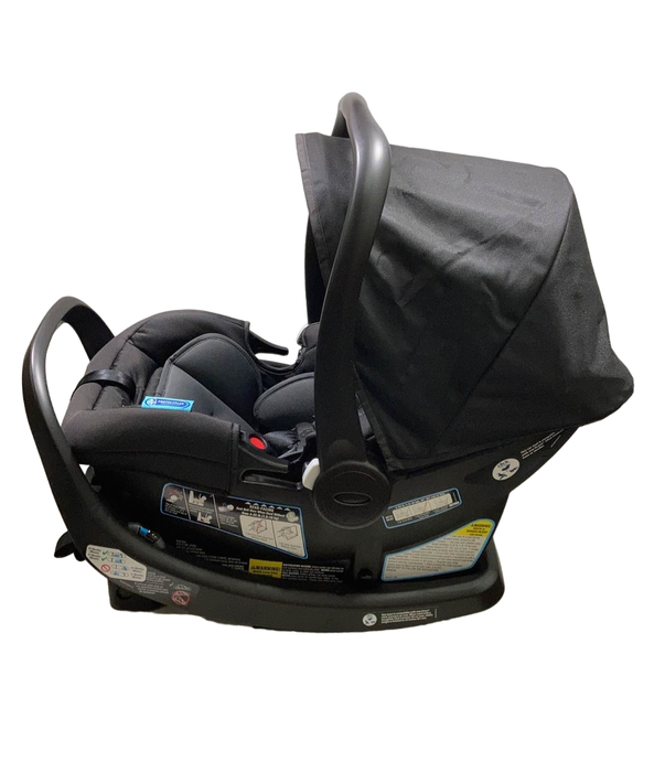 secondhand Graco SnugRide SnugFit 35 Infant Car Seat, 2021, Gotham