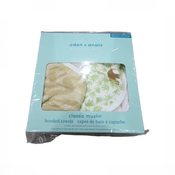 Shop Aden + Anais Essentials Cotton Muslin Hooded Towel, 2 Pack, Tanzania at GoodBuy Gear