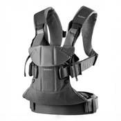 Shop BabyBjorn Baby Carrier One, Denim Grey/Dark Grey Woven Mix at GoodBuy Gear
