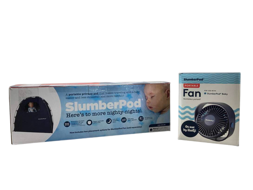 Shop SlumberPod 3.0 Sleep Canopy with Fan, Navy with Night Sky Accents at GoodBuy Gear