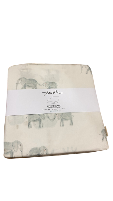 Shop Pehr Fitted Crib Sheet, Follow Me Elephant at GoodBuy Gear