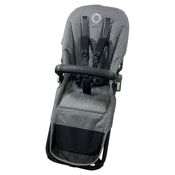 Shop Bugaboo Donkey 5 Duo Extension Set, 2025, Black Frame, Grey Melange, Grey Melange, without Canopy at GoodBuy Gear