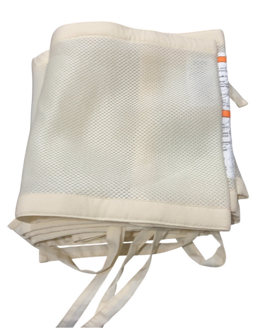 Shop Breathable Baby Mesh Crib Liner, Natural Ecru, Full Size/4 Sides at GoodBuy Gear