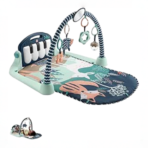 Shop Fisher Price Kick & Play Piano Gym, Navy Fawn at GoodBuy Gear