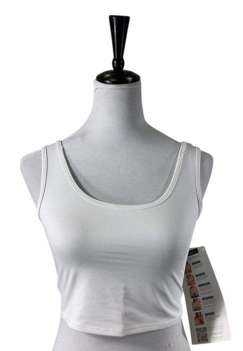 Shop Larken The Larken X Nursing Bra, Small, White at GoodBuy Gear