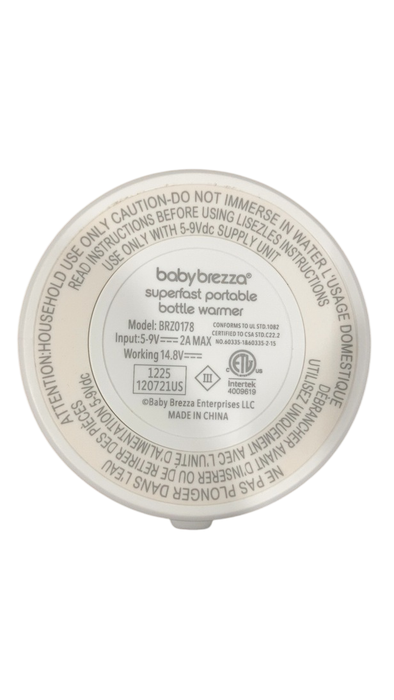 Shop Baby Brezza Super Fast Portable Bottle Warmer, White at GoodBuy Gear