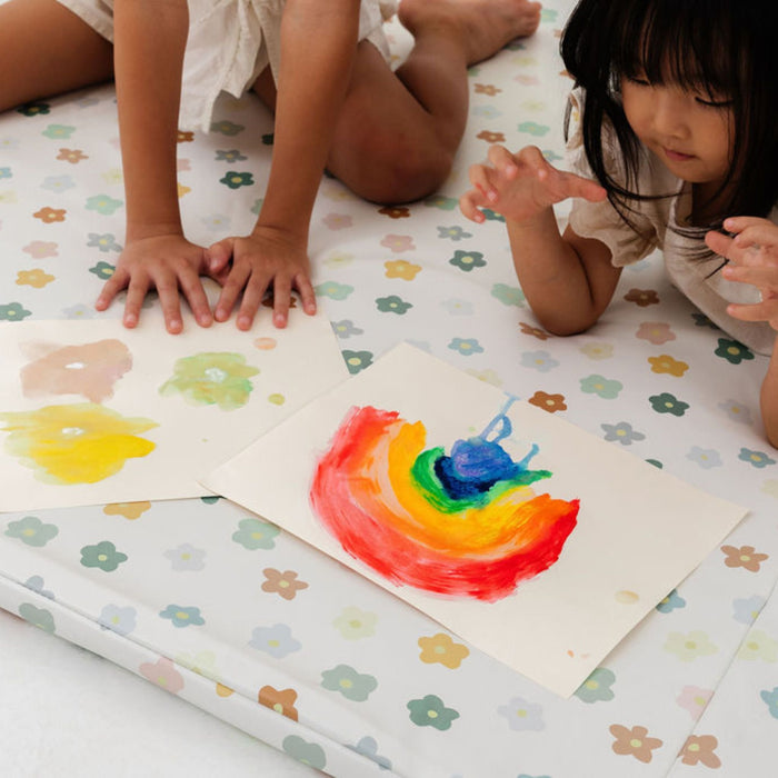 Toki KIds Playful Posies Vegan Leather Mat