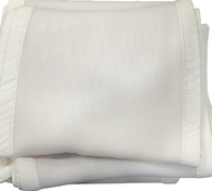 Shop Breathable Baby Mesh Crib Liner, Full Size/4 Sides, White at GoodBuy Gear