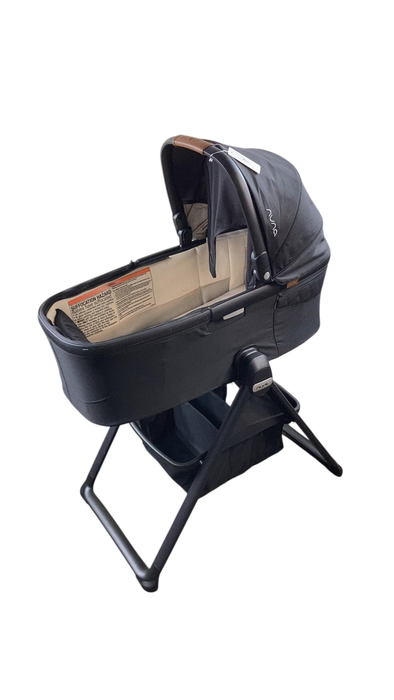 Shop Nuna Demi Grow Bassinet + Stand, 2023, Caviar at GoodBuy Gear