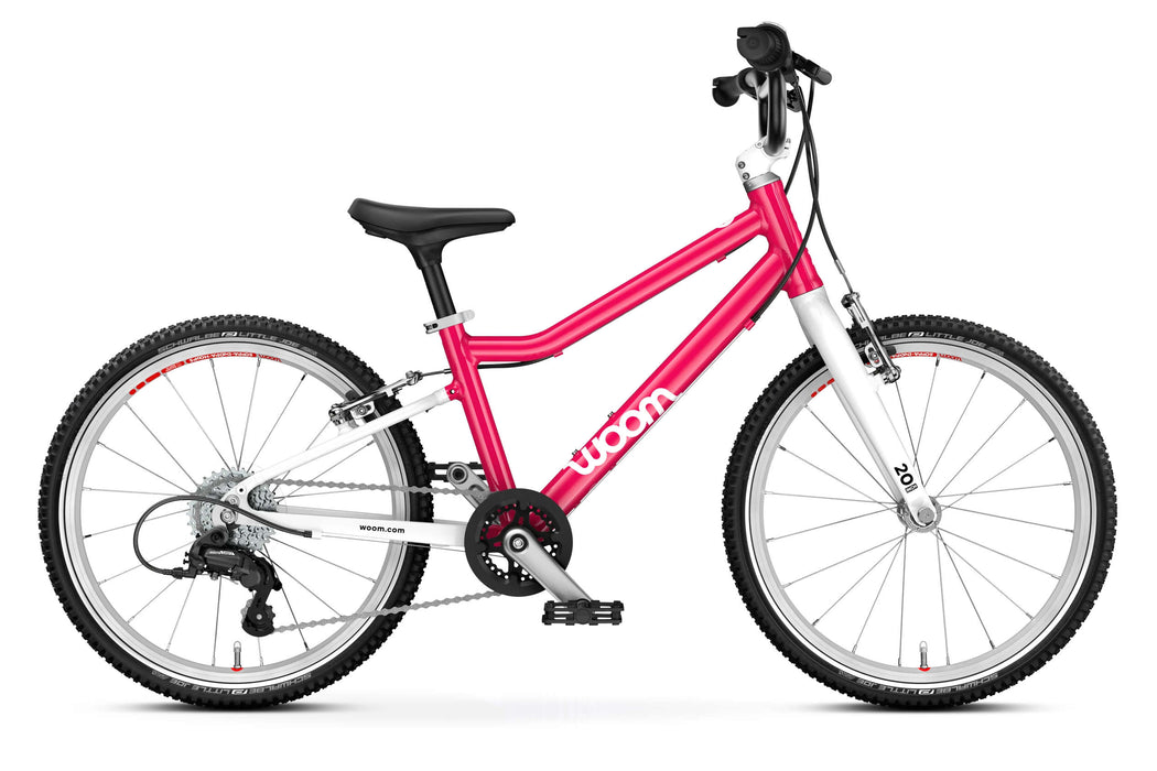 Shop Woom GO 4 Bike 20", Hot Pink at GoodBuy Gear