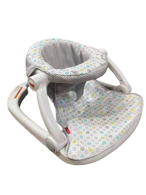 used Fisher Price Sit-Me-Up Floor Seat, Honeydew Drop