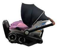 Shop Evenflo Gold Shyft Dual Ride Infant Car Seat Stroller Combo, 2024, Opal Pink, with Carryall Storage and Extended Canopy at GoodBuy Gear