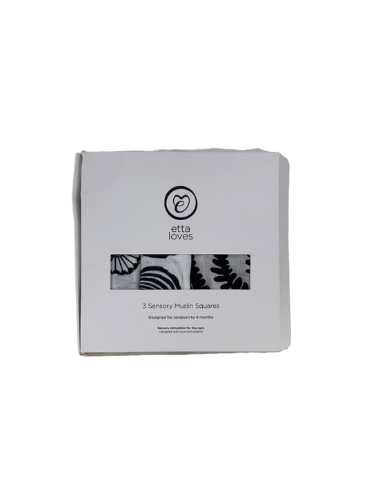 Shop Etta Loves Muslin Squares 3 Pack, Animal Print at GoodBuy Gear
