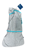 Shop Halo Ideal Temp Swaddle, Grey/Aqua, Small at GoodBuy Gear