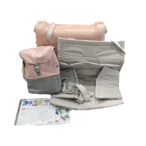 Shop Stokke JetKids BedBox + Crew Backpack Travel Bundle, Pink Lemonade at GoodBuy Gear