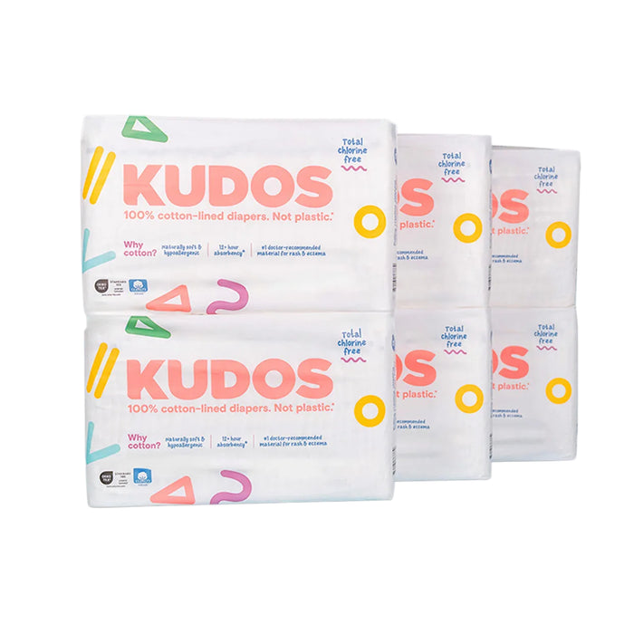 Kudos Diapers, White, Size 1, 210