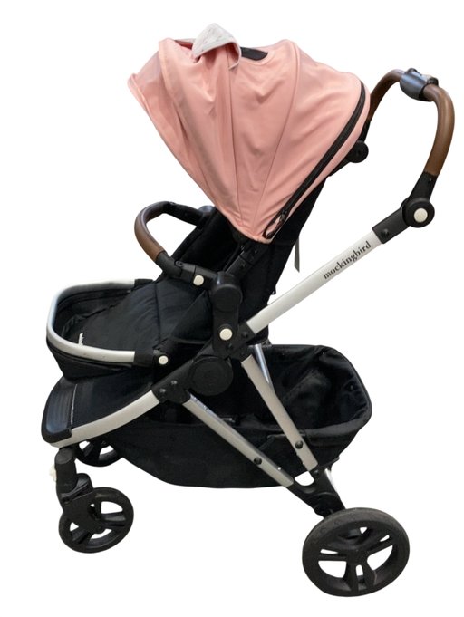 Shop Mockingbird Single 2.0 Stroller, 2025, Bloom, Silver With Penny Leather, Watercolor Drops at GoodBuy Gear