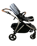 Shop Mockingbird Single to Double 2.0 Stroller, 2024, Silver With Penny Leather, Sky, Windowpane at GoodBuy Gear