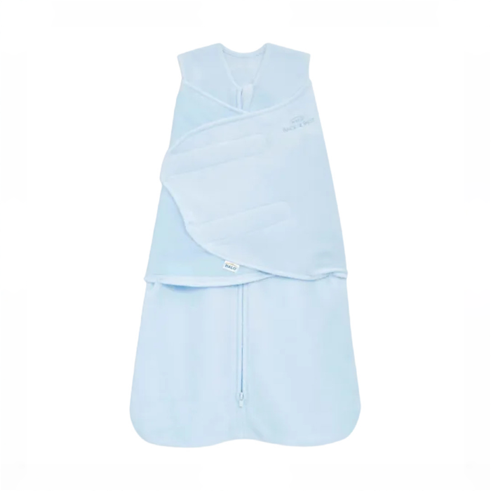 Shop Halo Micro-Fleece Swaddle, Baby Blue, Preemie at GoodBuy Gear
