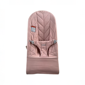 Shop BabyBjorn Bouncer Bliss, Dusty Pink Cotton Petal Quilt, Light Gray Frame at GoodBuy Gear