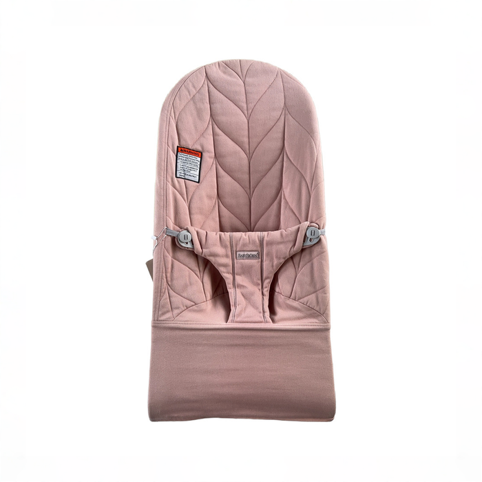 Shop BabyBjorn Bouncer Bliss, Dusty Pink Cotton Petal Quilt, Light Gray Frame at GoodBuy Gear