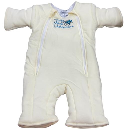 Shop Baby Merlin's Magic Sleepsuit, Cotton, Cream, Large 3-6 Months at GoodBuy Gear
