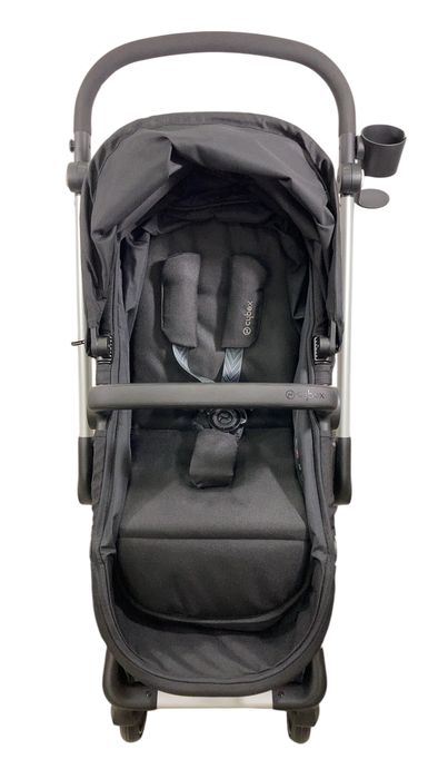 Shop Cybex Eos Stroller, 2024, Moon Black, Silver at GoodBuy Gear