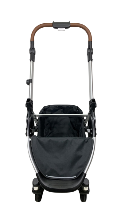 Shop Mockingbird 2.0 Single to Double Stroller Frame, Silver With Penny Leather, 2024 at GoodBuy Gear
