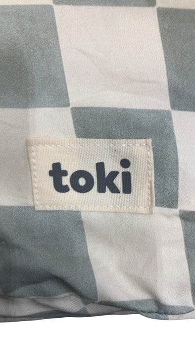 Toki Kids Mega Padded Play Mat 55" x 55", Checker  Matcha